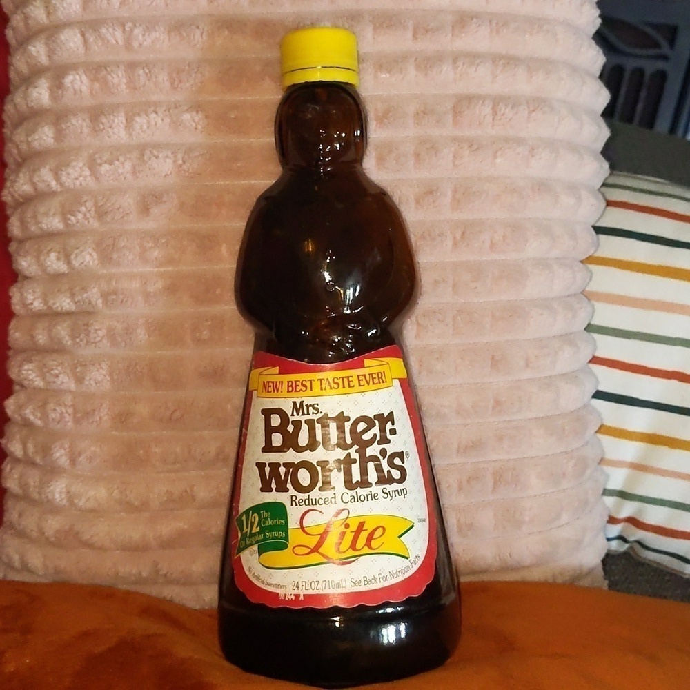Mrs. Butterworth's Syrup Glass Bottle 24 oz